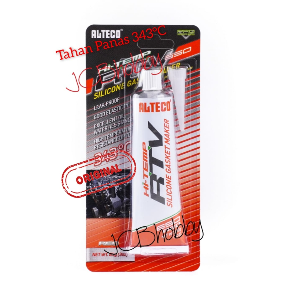 Jual Lem paking tahan panas RTV ALTECO MERAH 85 g ORIGINAL | Shopee ...
