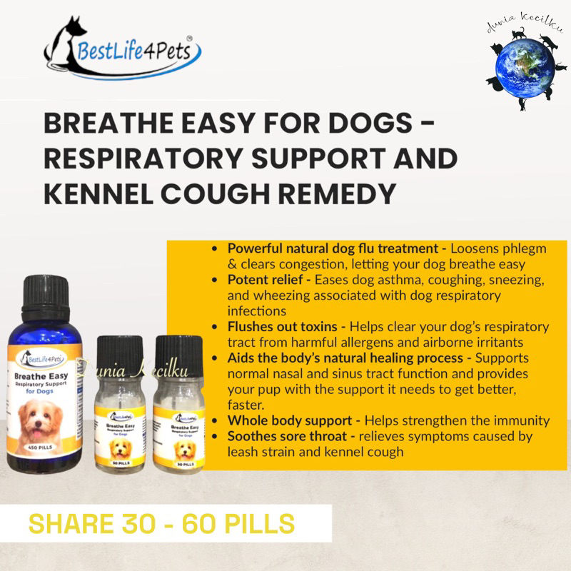 Jual Breathe Easy Respiratory Support Untuk Masalah Pernafasan Anjing