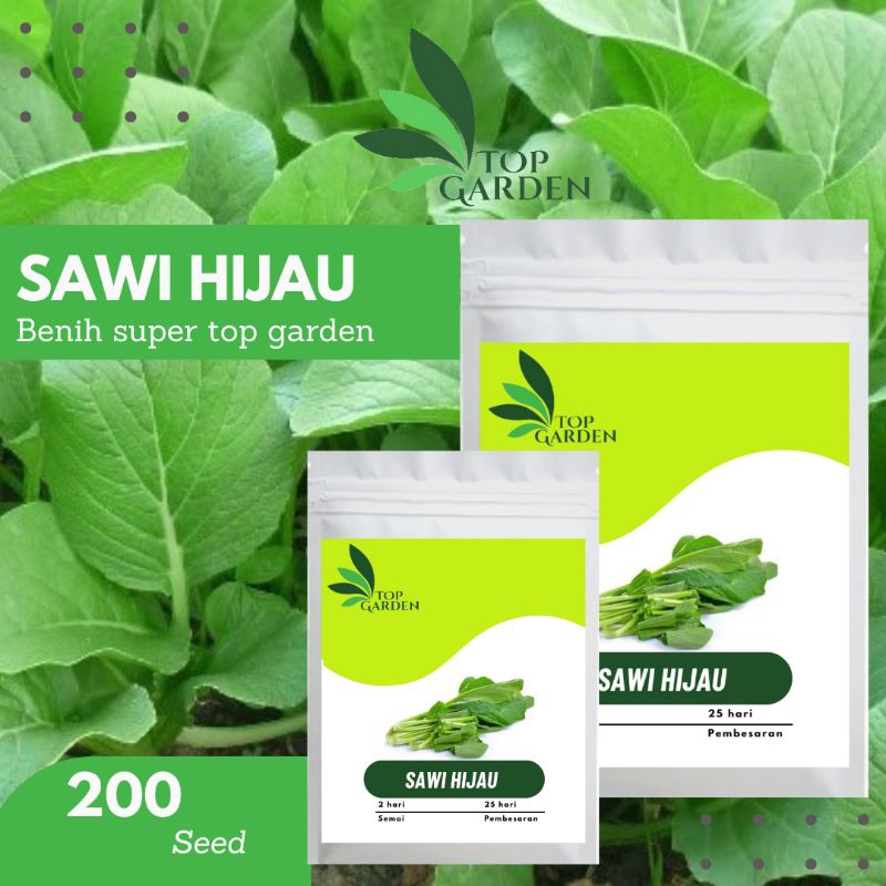 TOP GARDEN BENIH SAWI HIJAU BIBIT SUPER SAWI BAKSO