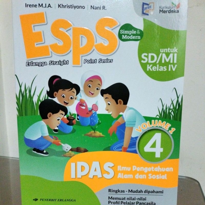 Jual ESPS IPAS (Ilmu Pengetahuan Alam dan Sosial) SD kelas 4 volume 1 ...