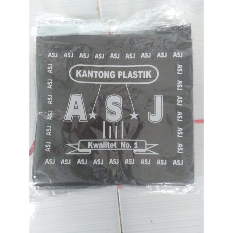 Jual Kantong Plastik Asoy Kresek Hitam Asj 15 & 24 | Shopee Indonesia