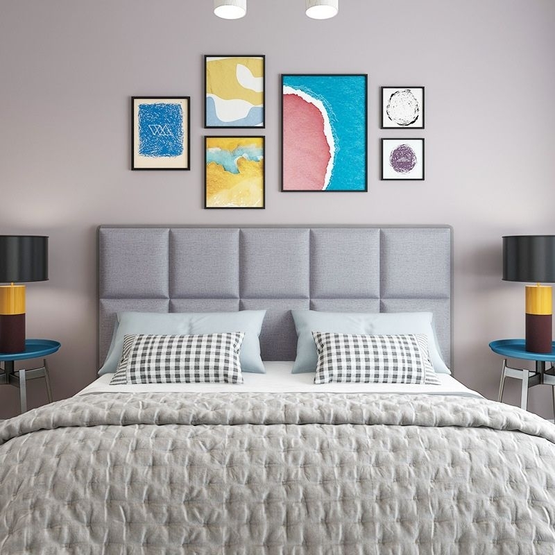 Jual headboard 35x50 . sandaran kasur tempel. busa pelindung dinding ...