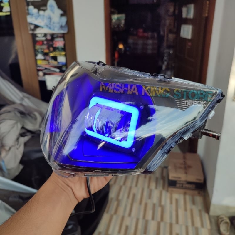 Jual ID LAMPU LED PROJI JUPITER MX NEW 3 MATA | Shopee Indonesia