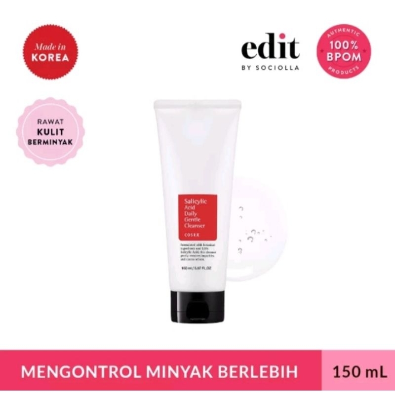 Jual COSRX Salicylic acid daily gentle cleanser facial wash 100 ml