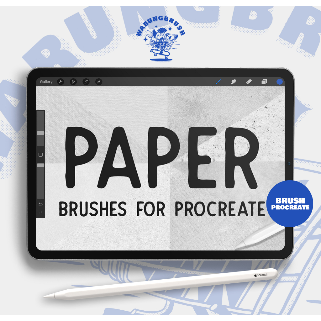 Jual Paper Texture Brushes for Procreate BP00274 | Shopee Indonesia
