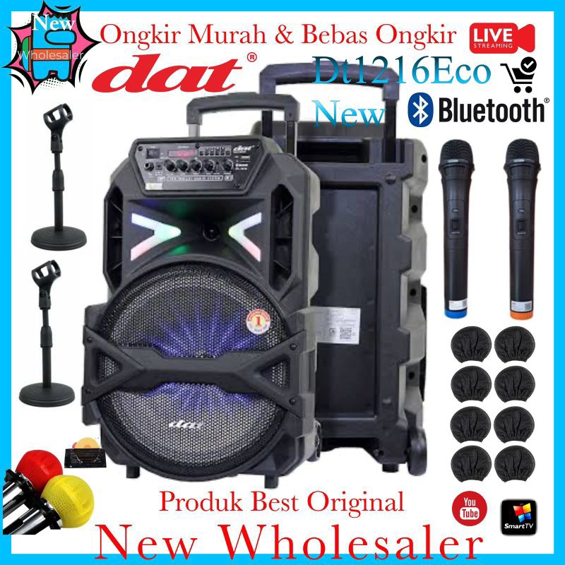 Jual Speaker Aktif Wireless Portable Inch Dat Dt Eco New Original