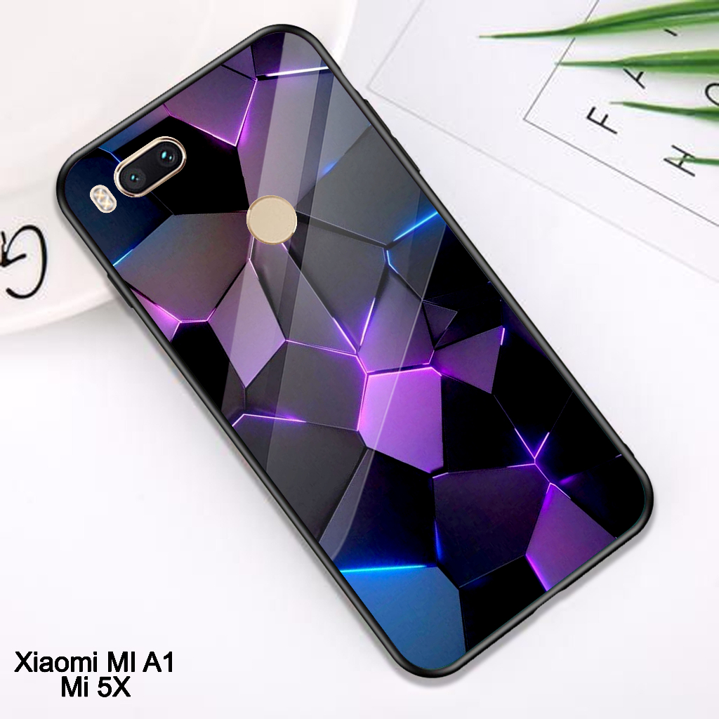 Iphone Mi A1 Back Cover Glass Xiaomi_ Mi A1 Cover Onation Heart Series HQ Ultra Shine