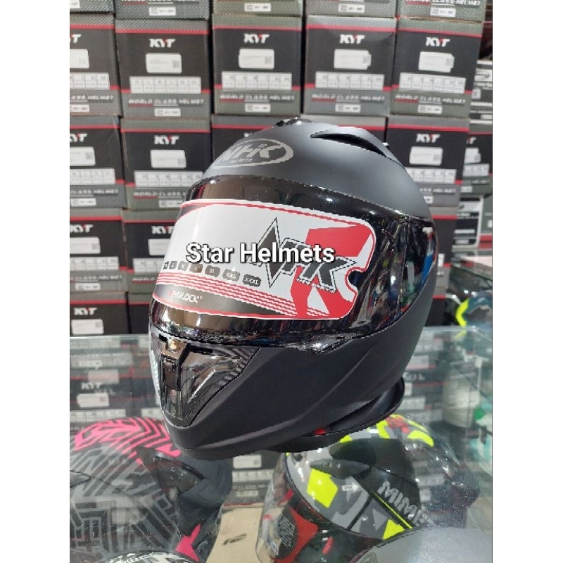 Jual Helm Nhk Gp Prime Solid Black Doff Single Visor Shopee Indonesia