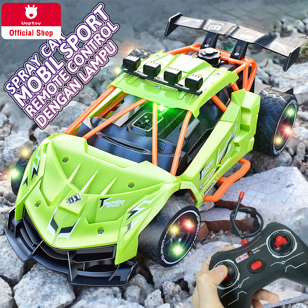 Jual Uoptoy Mobil remote control LED RC Drift Racing 1:14 mobil Sport ...