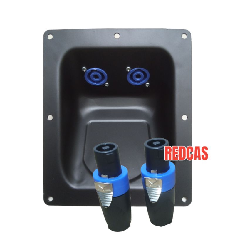 Jual HIGH QUALITY IMPORT PLAT BOX SPEAKER SPEAKON INPUT OUTPUT BESI ...