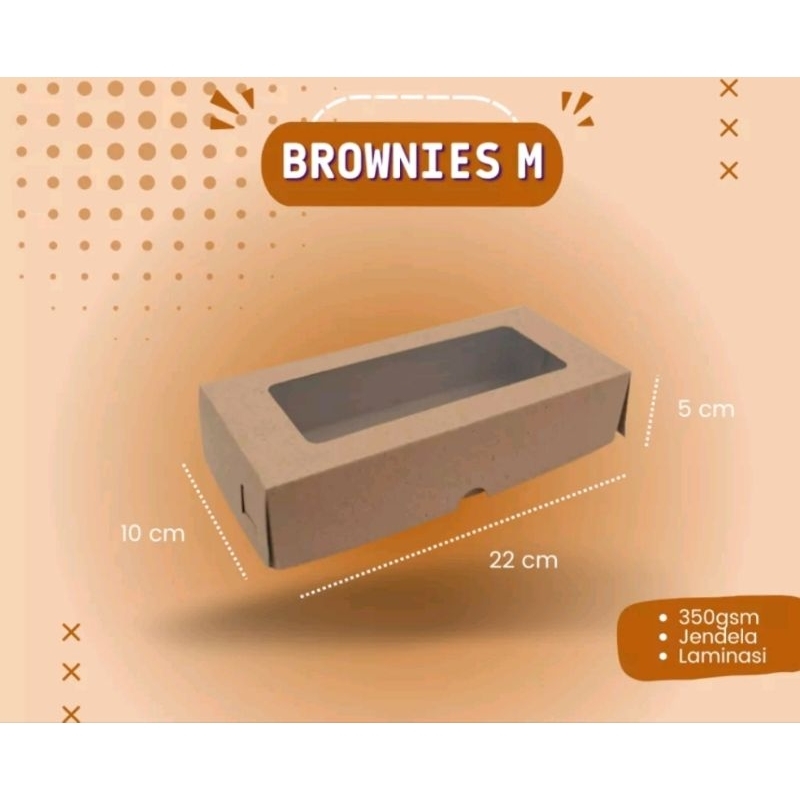 Jual Dus Brownies (1lembar) Box 22x10x5 / Dus Brownies 20x10x5 /22x11x5 ...