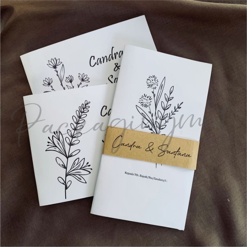 Jual Undangan Pernikahan / Undangan Simpel / Wedding invitation