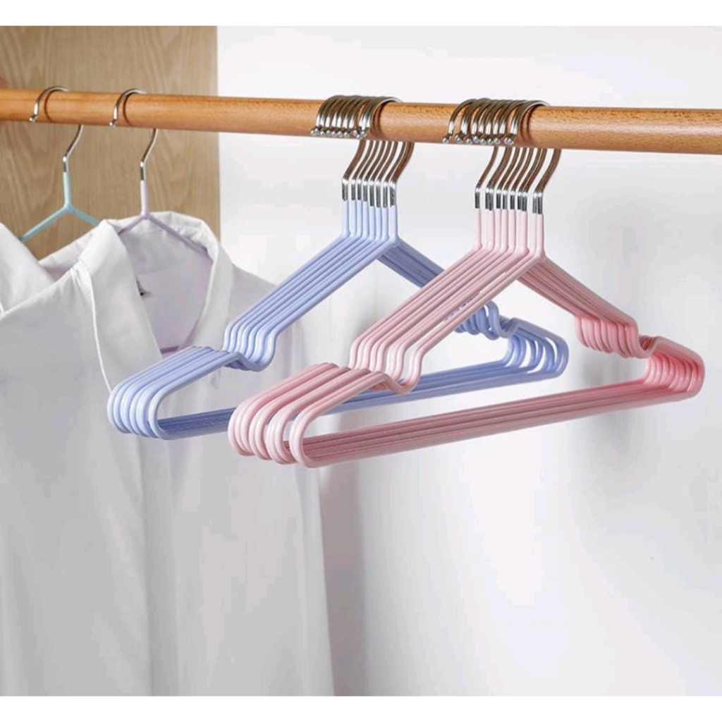 Jual Hatayashop Gantungan Baju Stainless Stell Anti Slip Hanger