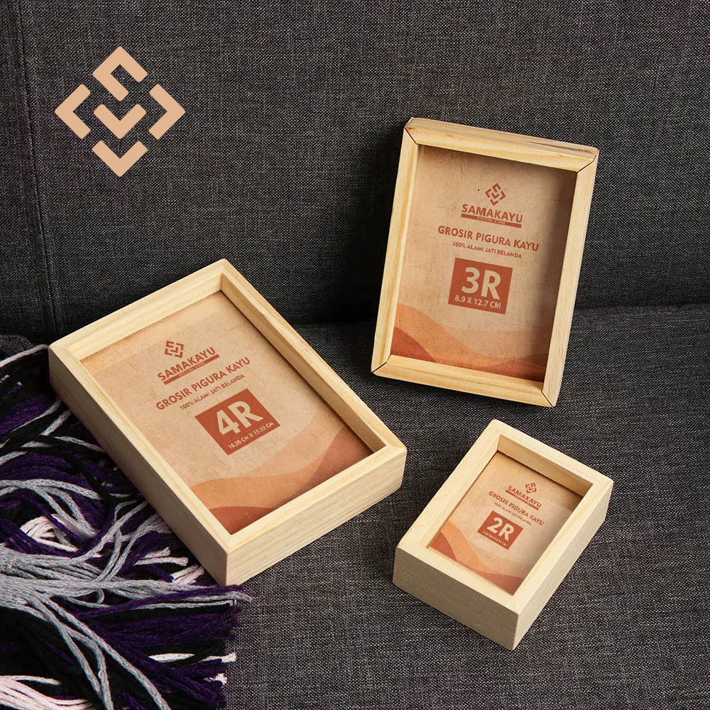 Jual Pigura Kayu Jati Belanda 3R Frame Foto Kayu Ukuran 3R | Shopee ...