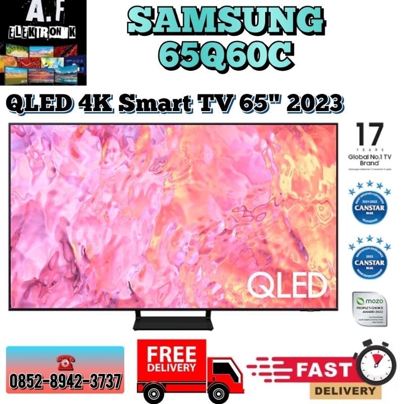 Jual SAMSUNG 65Q60C QLED 4K SMART TV 65 INCH / 65Q60B | Shopee Indonesia