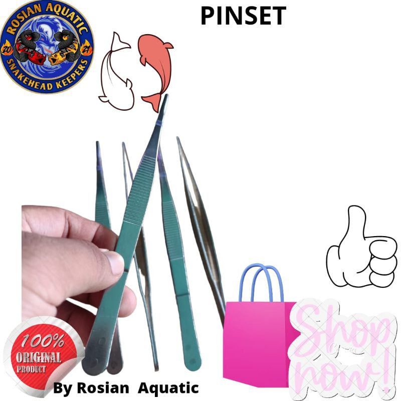Jual PINSET panjang aquascape untuk pemberian pakan ikan | Shopee Indonesia