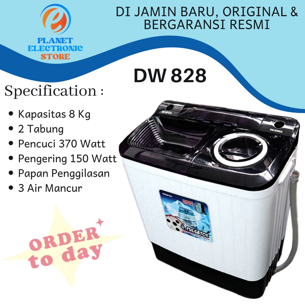 Jual Denpoo Mesin Cuci Tabung Dw Kg Shopee Indonesia