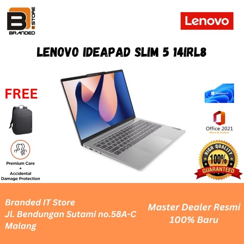 Jual Laptop Lenovo Ideapad Slim 5 14irl8 2qid2pid I7 13620h 16512 Uhd Shopee Indonesia 1377