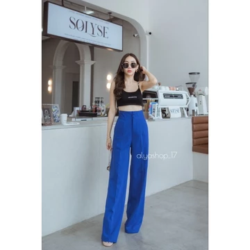Maya Ready Kulot Hw 2 Buttons Celana Cullote Hw Premium Bkk