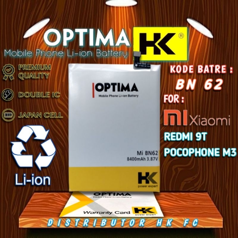 Jual Batre xiaomi BN 62 Redmi 9T Battery Pocophone M3 Batrai BN62 ...