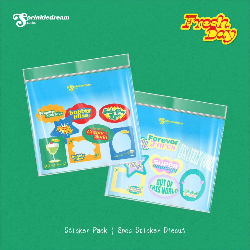 Jual Sticker Pack – Fresh Day by Sprinkledream Studio | Shopee Indonesia