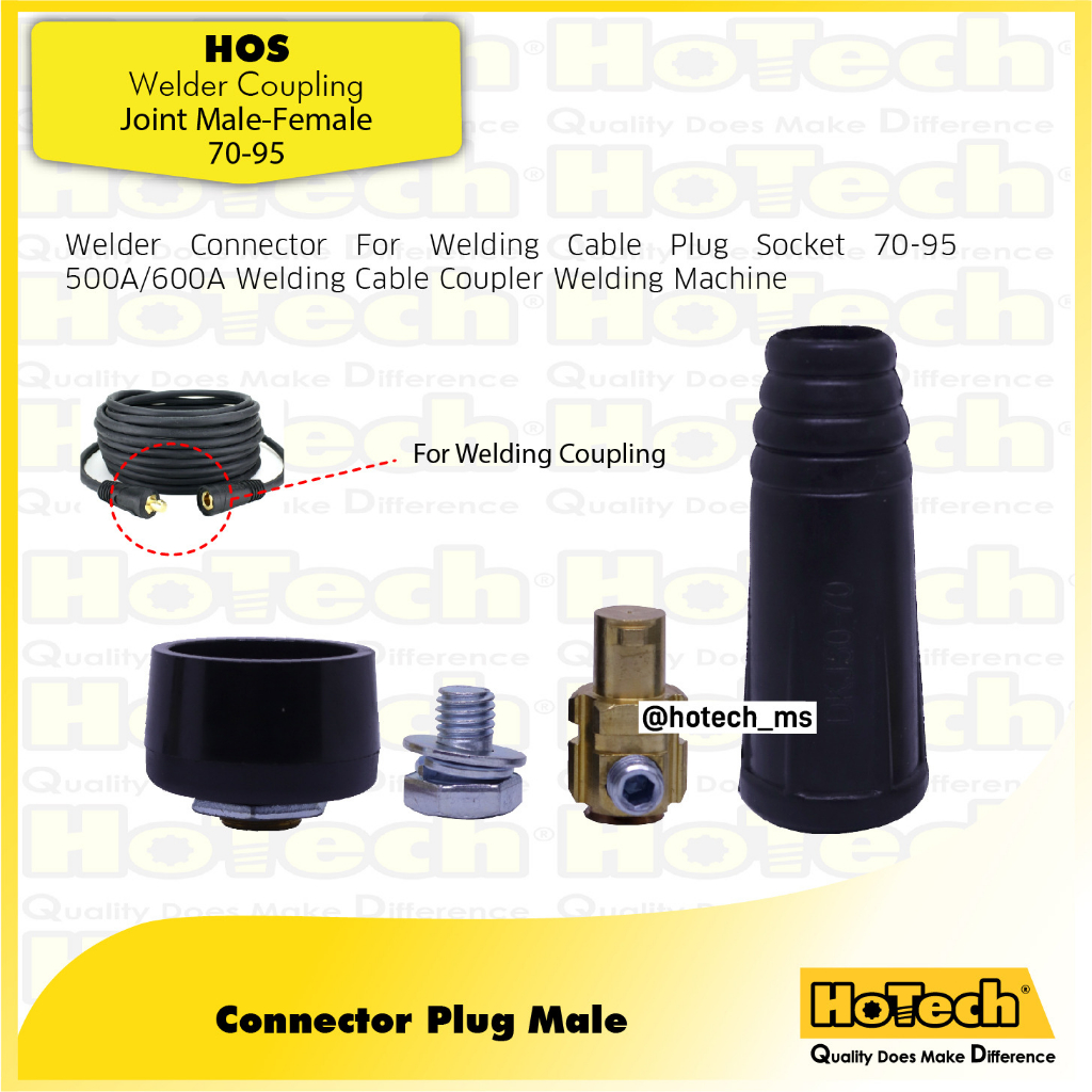 Jual Kabel Konektor Las Male Female Dkj Mm Cable Socket Connector