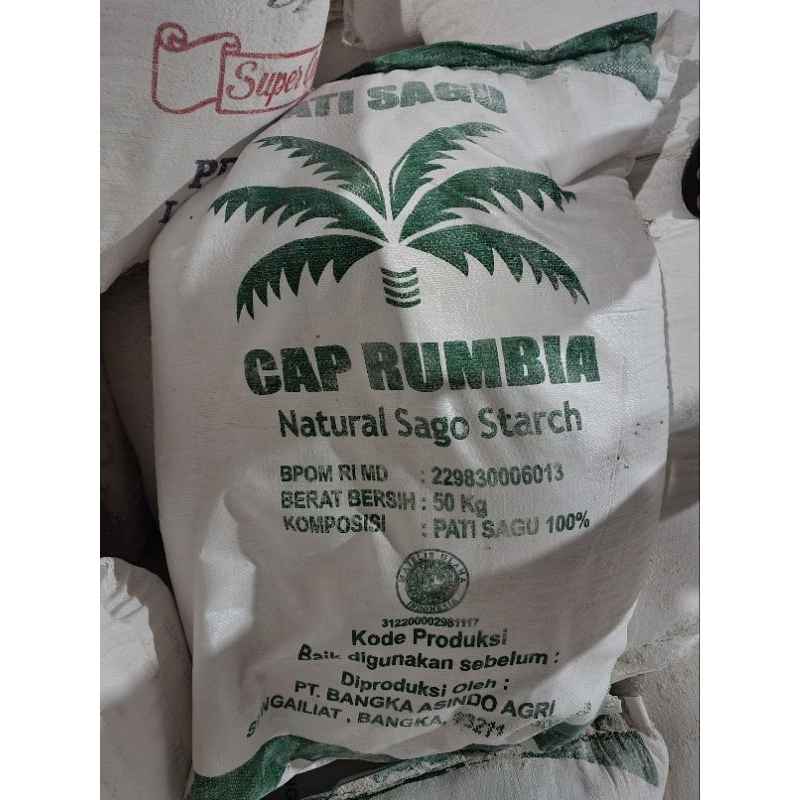 Jual Tepung Sagu Aren Onggok Cap Rumbia 50kg | Shopee Indonesia