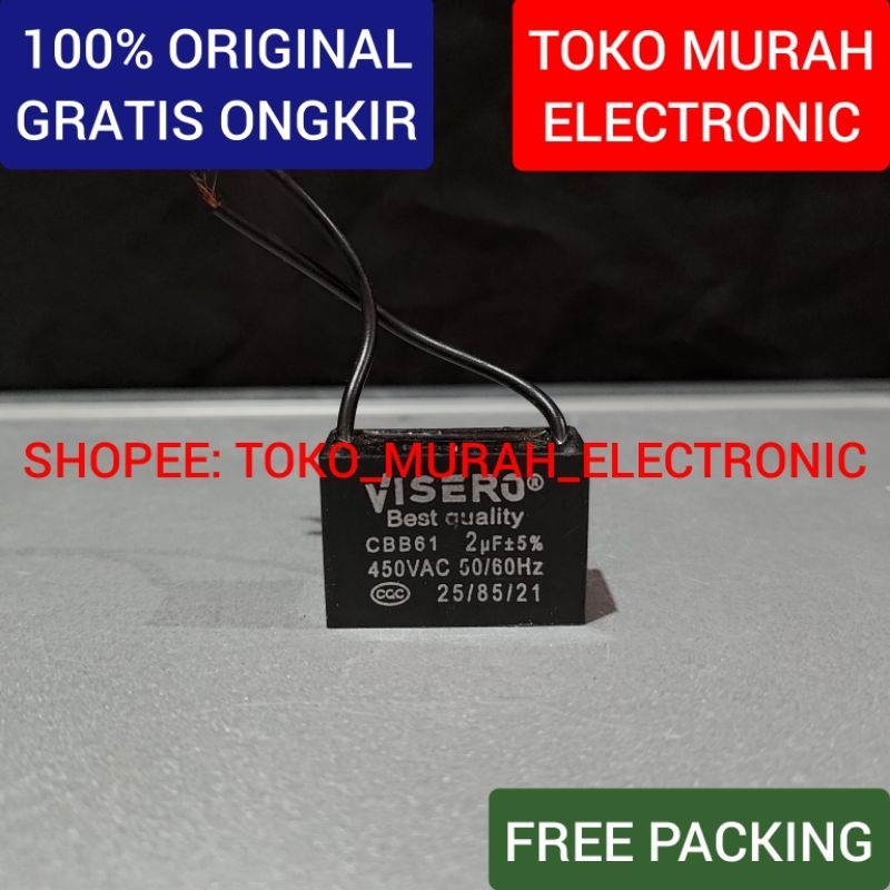 Jual TME Kapasitor Kipas Angin Multifungsi 2 UF Shopee Indonesia