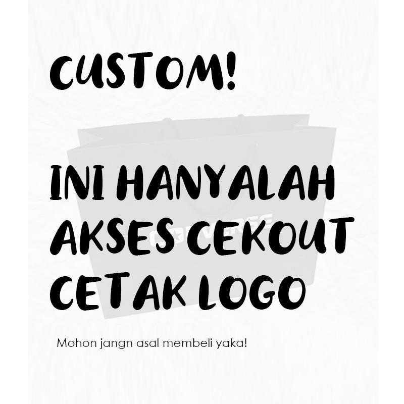 Jual Paper Bag Kado Custom Ukuran (Custom) Paper Bag Kertas Coklat