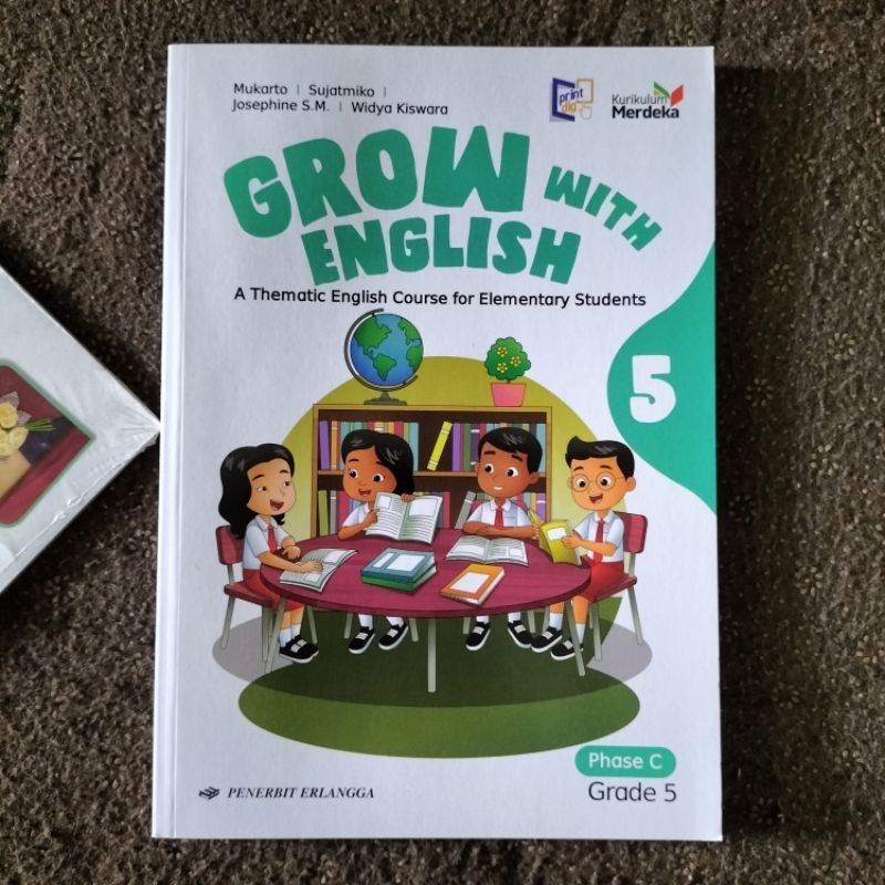 Jual ORIGINAL BUKU BAHASA INGGRIS GROW WITH ENGLISH KELAS 1 2 4 5 SD ...