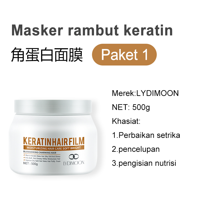 Jual masker rambut keratin Masker Perawatan Rambut Sangat Rusak Protein ...