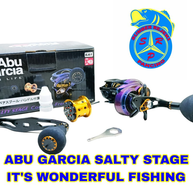 Jual Reel bc abu garcia salty stage concept free L | Shopee Indonesia