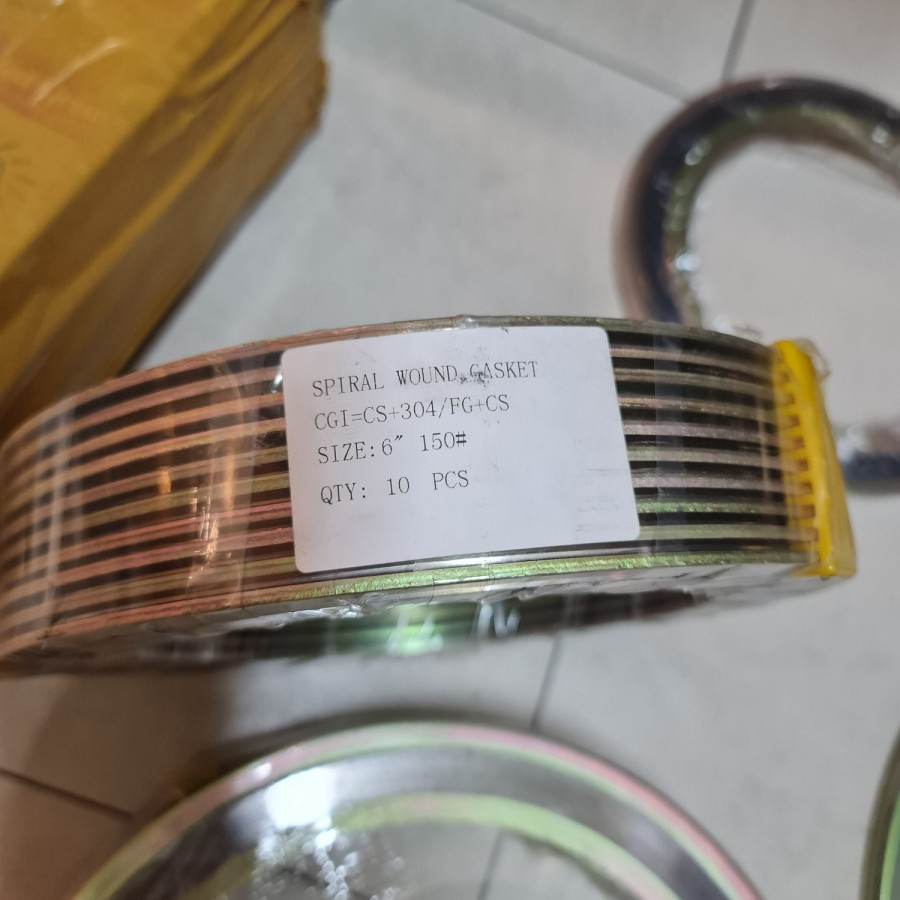 Jual Spiral Wound Gasket SWG Ansi 150 SS 304 SS304 1/2