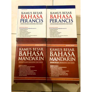 ( PROMO BUKU MURAH ORIGINAL ) BUKU KAMUS / KAMUS LENGKAP / KAMUS BESAR BAHASA MANDARIN / BAHASA PERANCIS / UNTUK PELAJAR