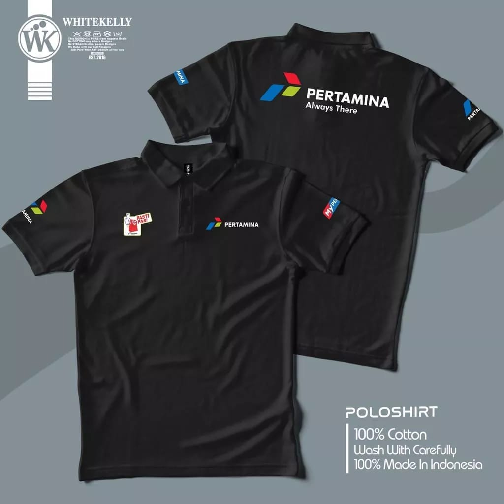 Jual Polo Pertamina Always Tshirt Pertamina Kaos Kerah Pertamina Bumn