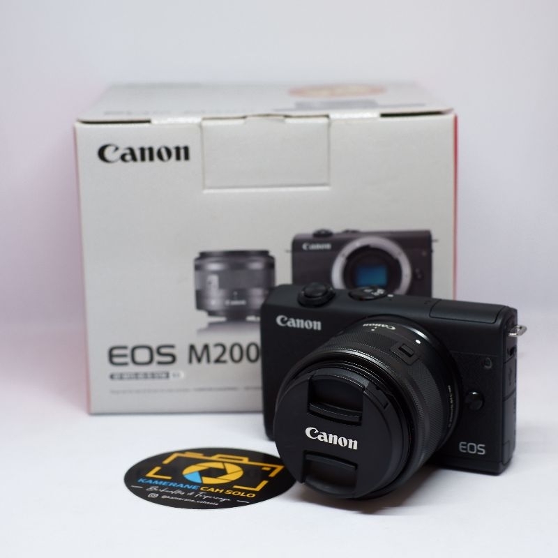 Jual canon m200 kit hitam datascrip | Shopee Indonesia