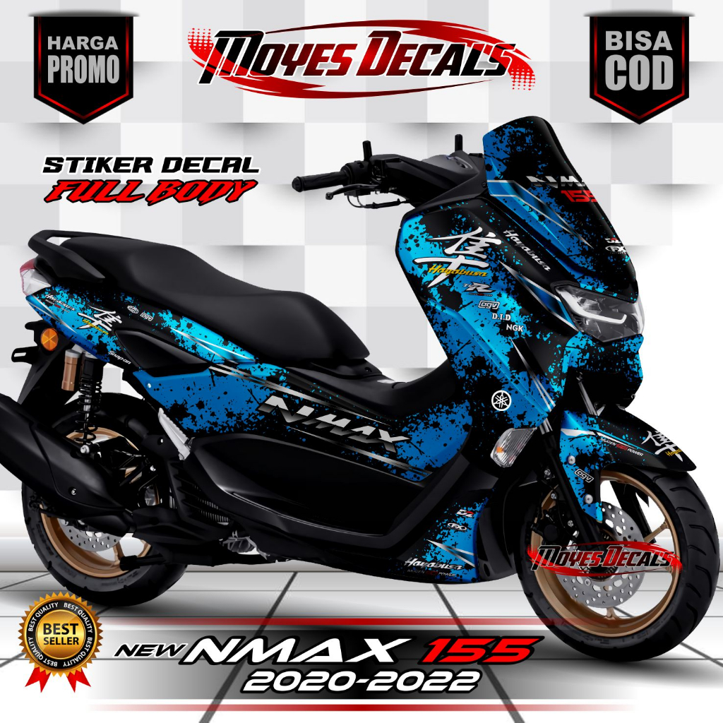 Jual SPARTAN STICKER STRIPING DECAL FULL BODY YAMAHA NMAX 2020 2022