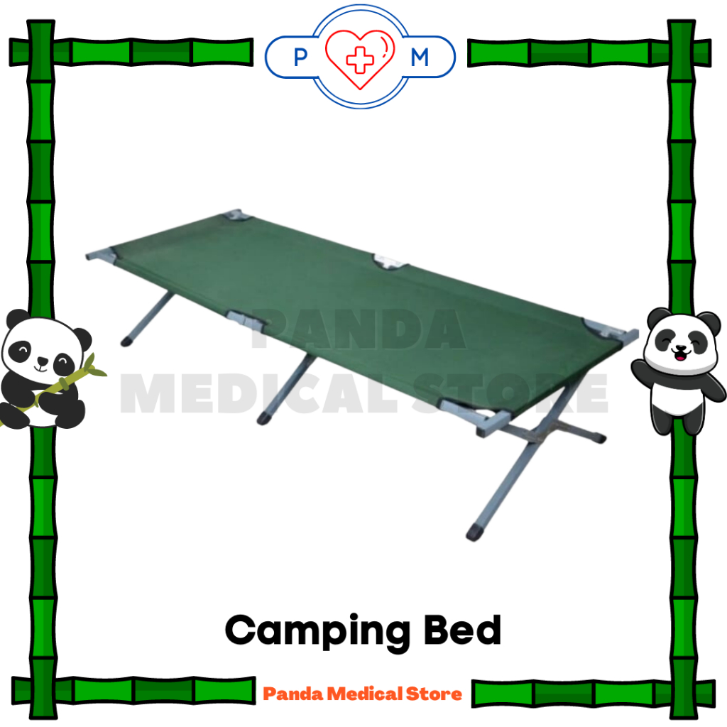 Jual Camping Bed / Ranjang Lipat Camping Portable Biasa (Warna Hijau ...