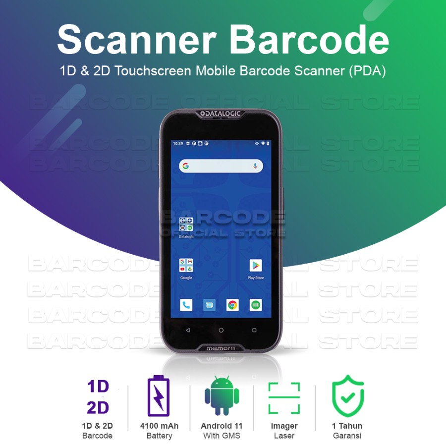 Jual Scanner Barcode Datalogic Memor 11 / Memor-11 / Memor11 ...
