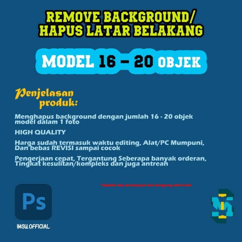 Jual Remove Background/Hapus latar belakang objek model jumlah banyak ...