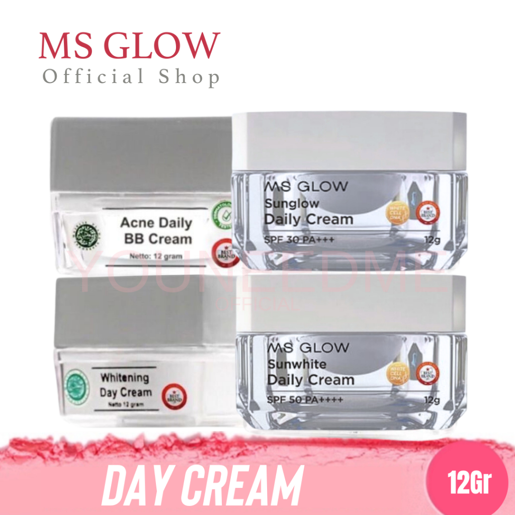 Jual MS Glow Day Cream Whitening/ Cream Siang MS Glow NEW Best Brand