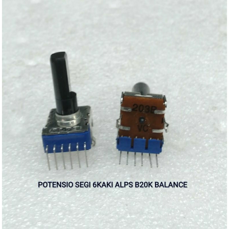 Jual Potensio Segi ALPS 6 Kaki B20K Balance | Shopee Indonesia