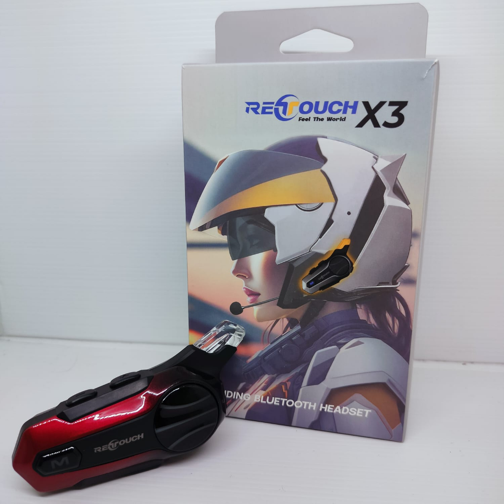 Jual INTERCOM HELM | RETOUCH X3 | INTERPHONE RETOUCH X3 BLUETOOTH ...