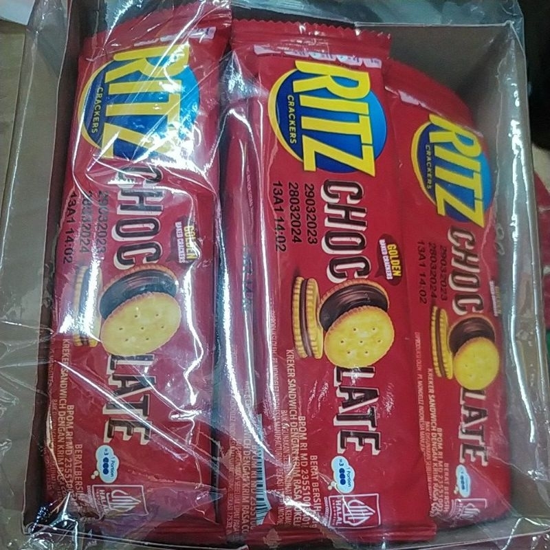 Jual RITZ BISKUIT CHOCOLATE 1BOX @12PCS | Shopee Indonesia