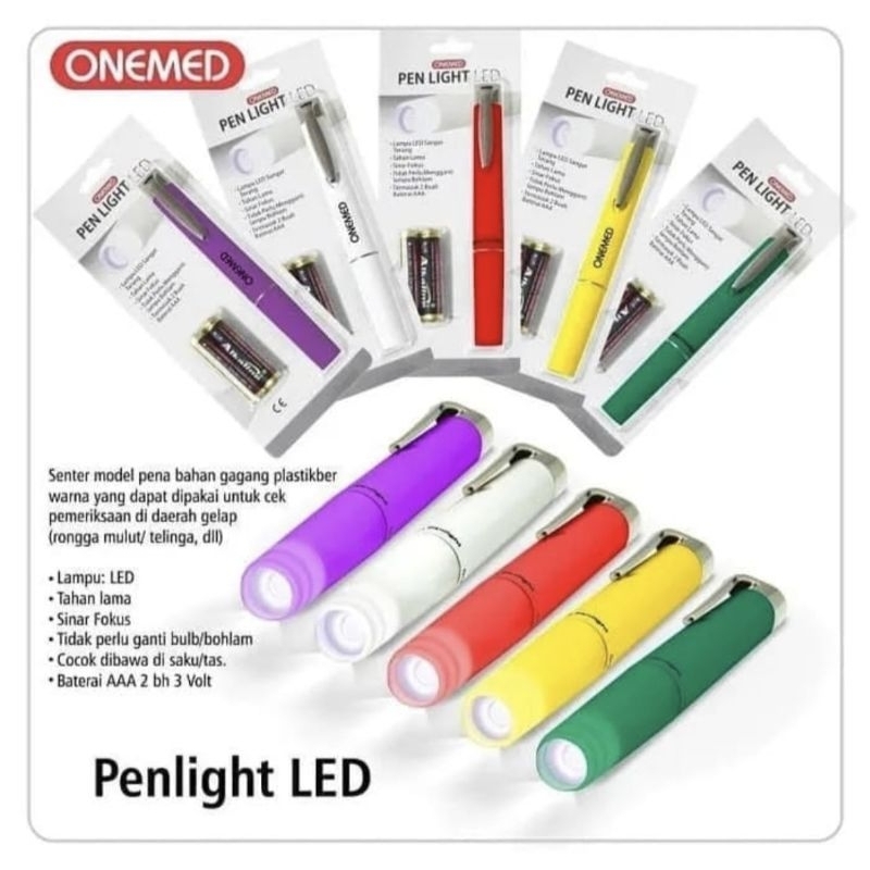 Jual Penlight LED sinar putih Onemed Shopee Indonesia