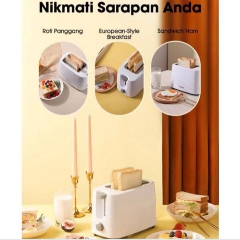 Jual Samono SW TW750 Toaster Pemanggang Roti Listrik Bread Toaster 7 ...