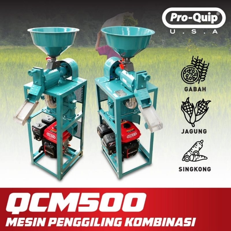 Jual Mesin Giling Padi Jadi Beras Pro Quip Qcm Penepung Biji Kopi Jagung Proquip Qcm