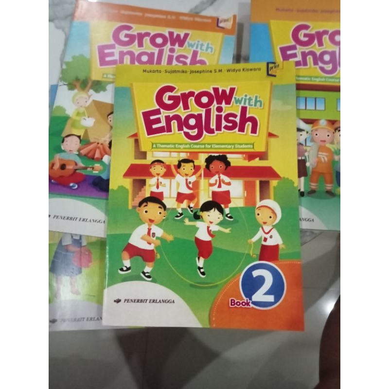 Jual buku grow with English bahasa Inggris kelas 2 SD Erlangga | Shopee ...
