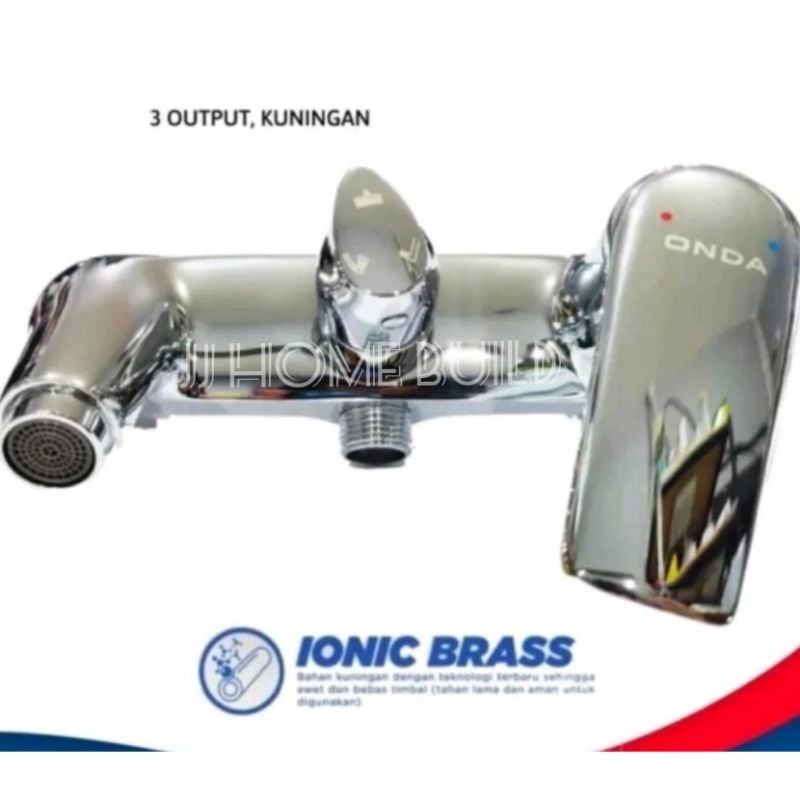 Jual RAIN SHOWER SET ONDA R FRESH SERIES BRASS KRAN MIXER PANAS DINGIN ...