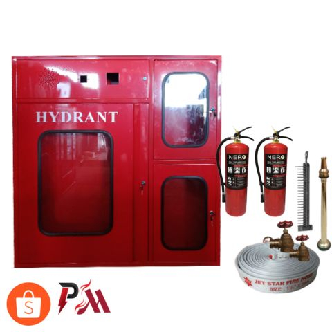 Jual BOX HYDRANT TYPE B INDOOR KOMBINASI KOTAK APAR 6 KG FULLSETS ...